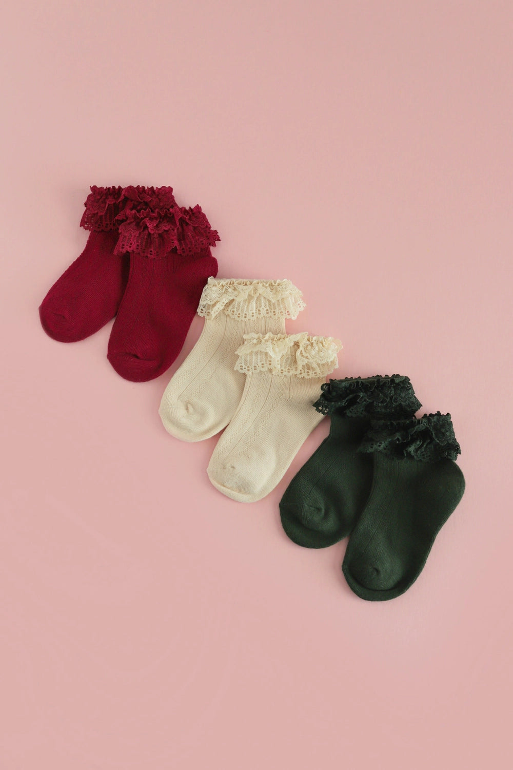 Lace Bobby Midi Socks