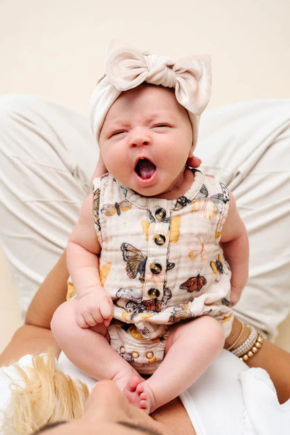 Velvet Knot Headband (Latte)