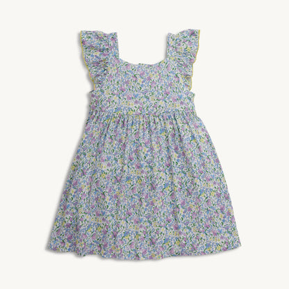 Lavina Modal Square Neck Ruffle Dress