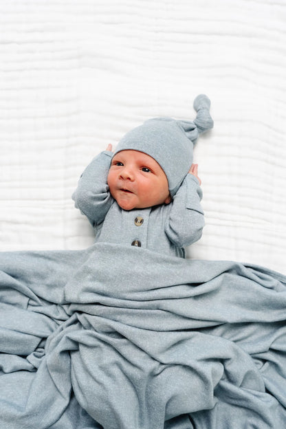 Miller Plush Knit Knotted Gown