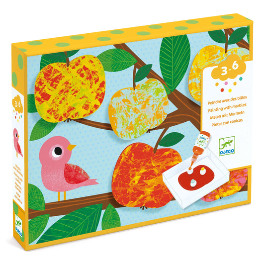 Nature Painting with Marbles Set