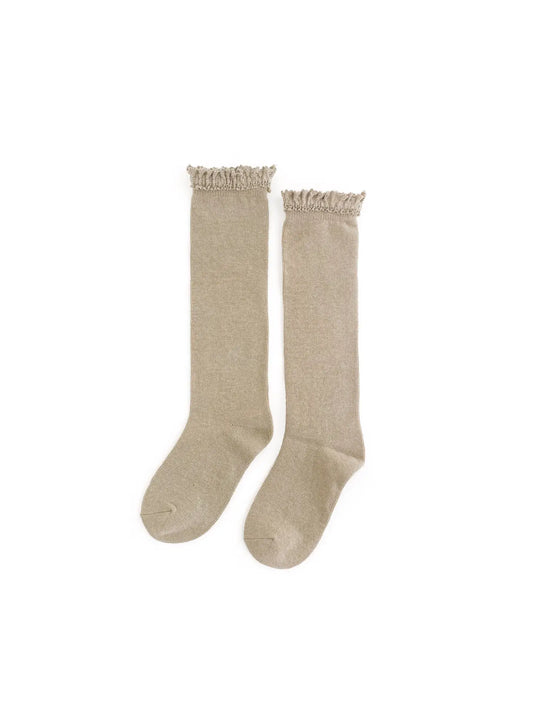 Lace Top Knee Highs - OAT
