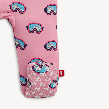 Pink Powder Playtime Modal Convertible Coverall