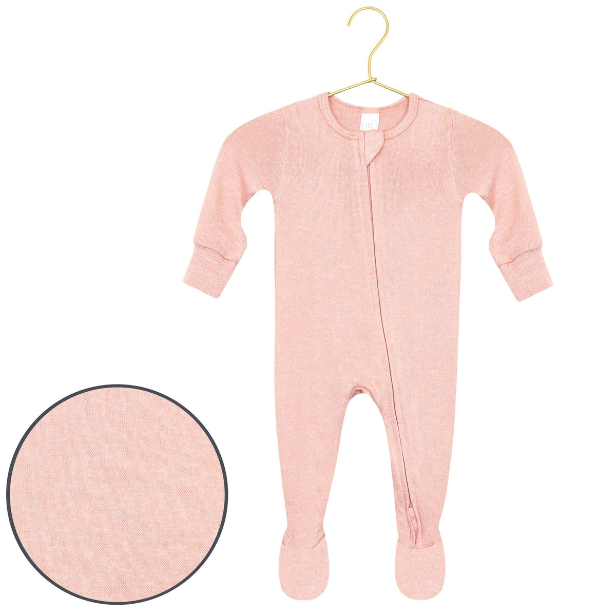 Plush Knit Zipper Footie