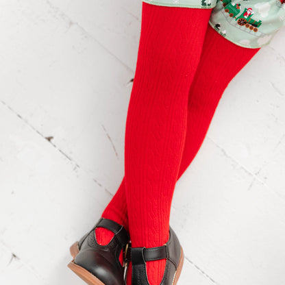 Cable Knit Tights