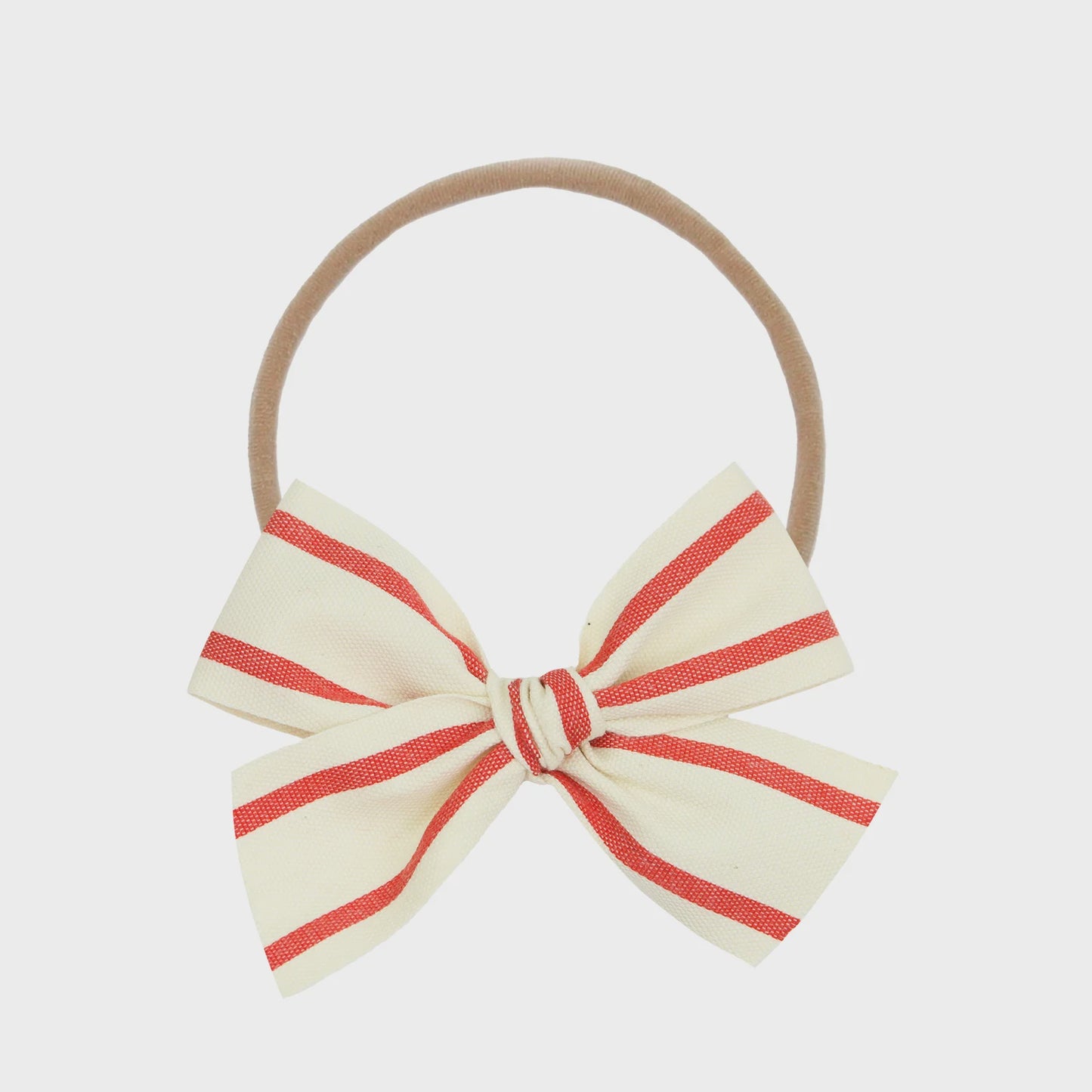 Ribbon Bow (Red Stripe)