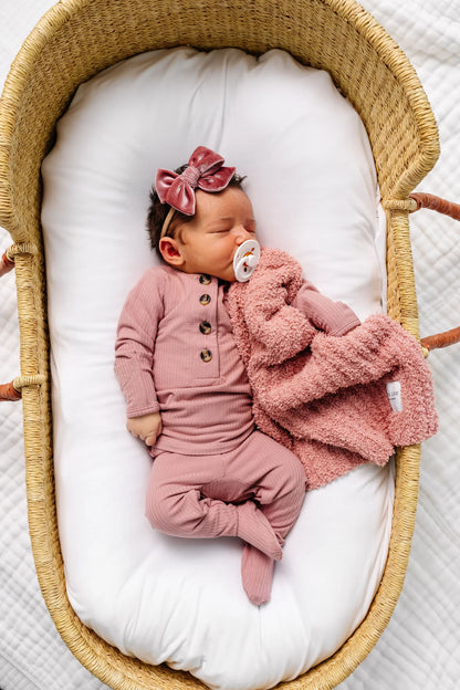 Chenille Lovey (Rose)