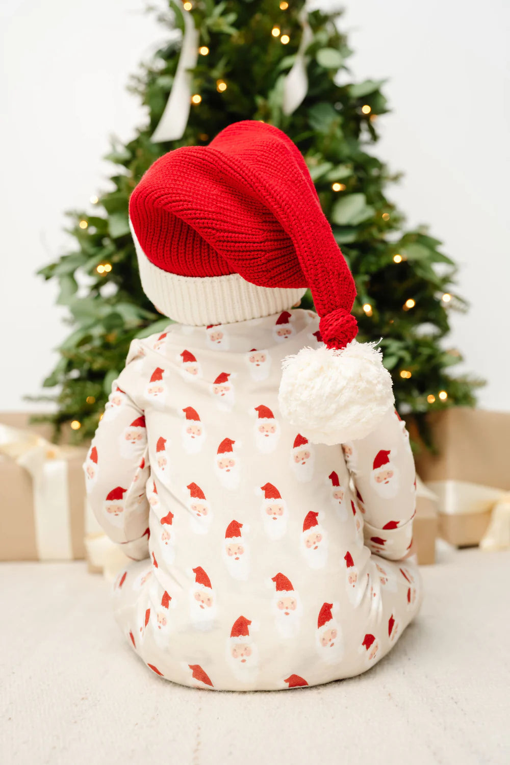 Santa Infant Knit Beanie