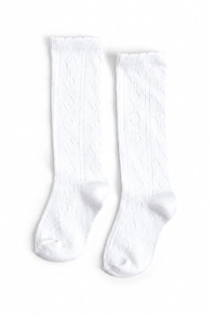 Scalloped Fancy Knee High Socks