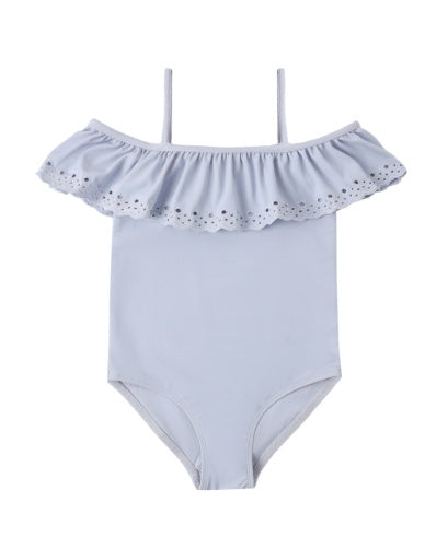 OFF-THE-SHOULDER ONE-PIECE PERIWINKLE