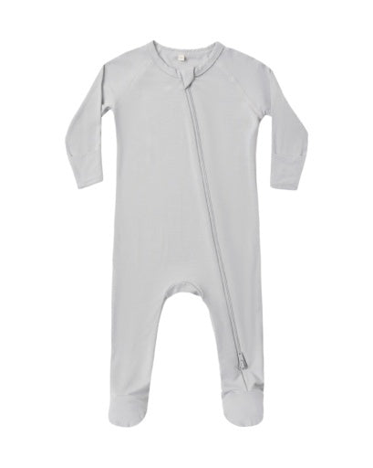 BAMBOO ZIP FOOTIE (CLOUD)