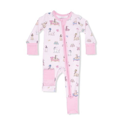 Fancy Hounds with Bows - Convertible Romper