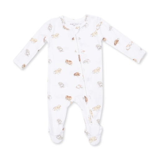 Puppy Snuggle Club - 2 Way Zipper Footie