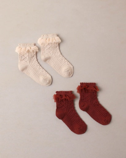 RUFFLE SOCKS (PEARL, RUBY)