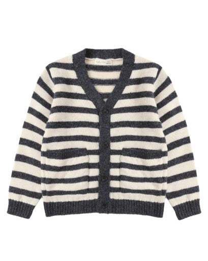 HAYWOOD CARDIGAN MIDNIGHT STRIPE