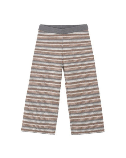 KNIT WIDE LEG PANT (MULTI-STRIPE)