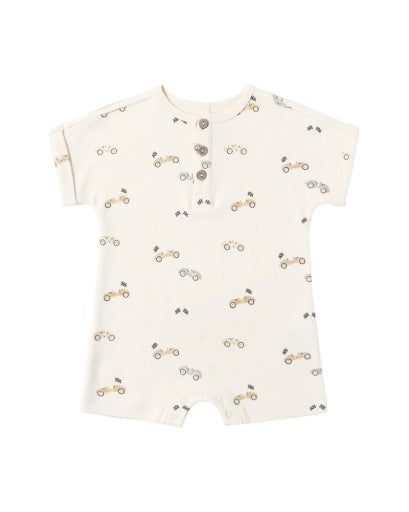 SHORT SLEEVE ONE-PIECE RACE CAR
