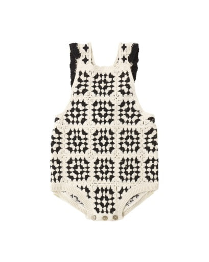 CROCHET ROMPER ABSTRACT