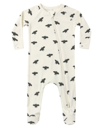 BAMBOO ZIP FOOTIE (BATS)