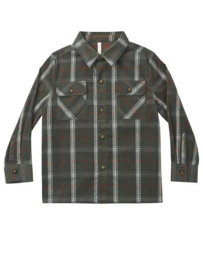 POCKETED FLANNEL SHIRT (HOLIDAY PLAID)