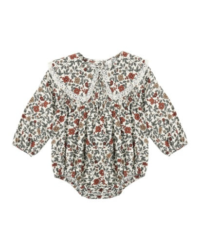 FERN ROMPER (HOLIDAY FLORAL)