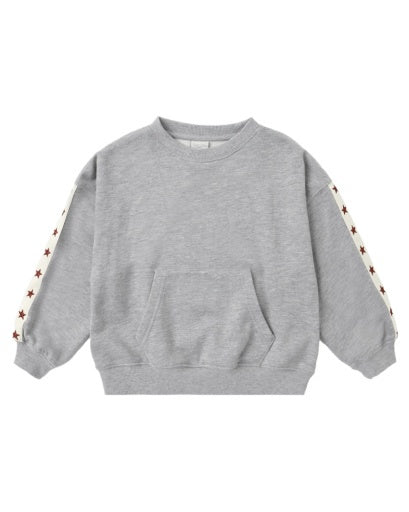 POUCH POCKET CREW (HEATHERED DUSTY BLUE)
