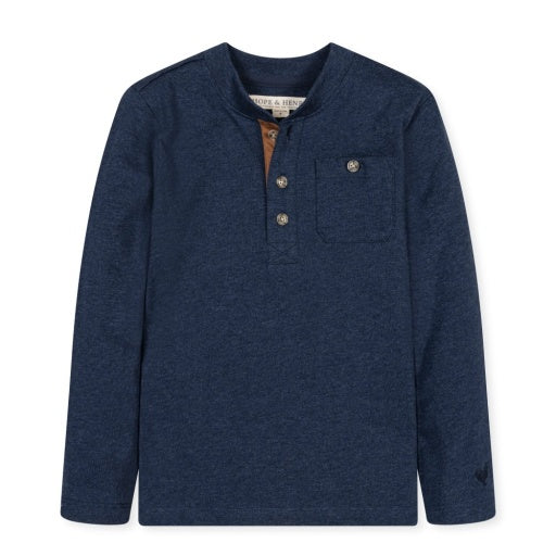 ORGANIC HENLEY POCKET TEE