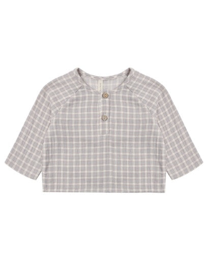 ZION SHIRT BLUE GINGHAM