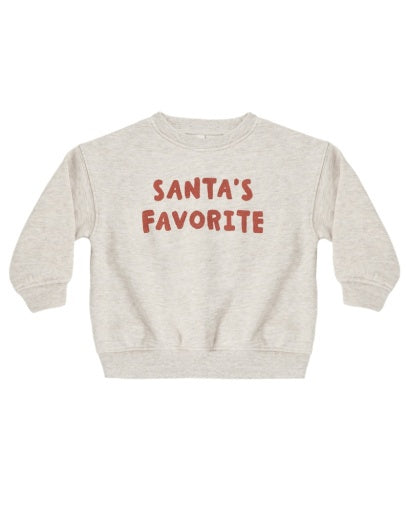 RELAXED SWEATSHIRT (SANTA'S FAVORITE)