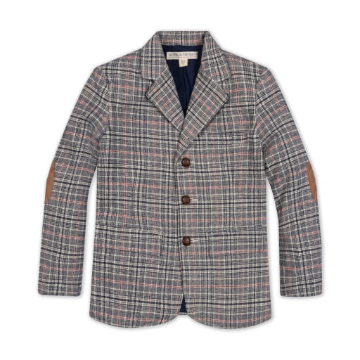 ORGANIC BRUSHED COTTON SUIT JACKET