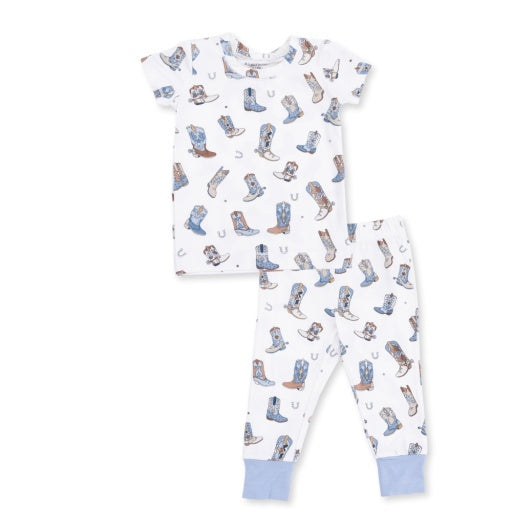 Buckaroo Boots - Short Sleeve Loungewear Set
