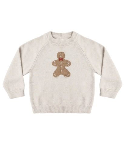 RELAXED RAGLAN SWEATER (GINGERBREAD MAN)