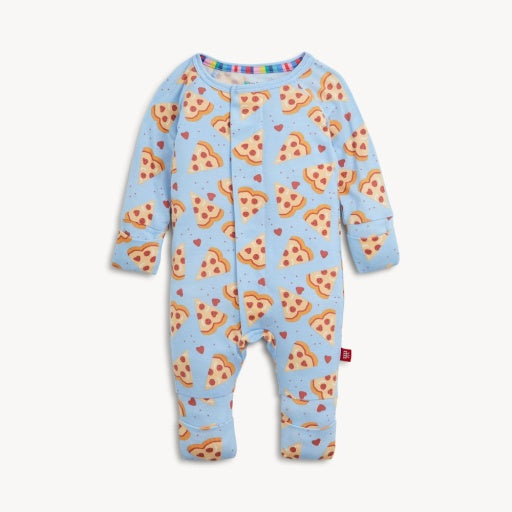 PIZZA MY HEART BLUE MODAL CONVERTIBLE COVERALL