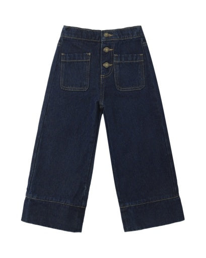 PATCH POCKET PANT (DARK INDIGO)