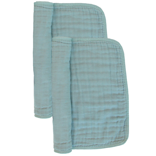Cloud Muslin™ Burp Cloth 2 Pack (Steel)