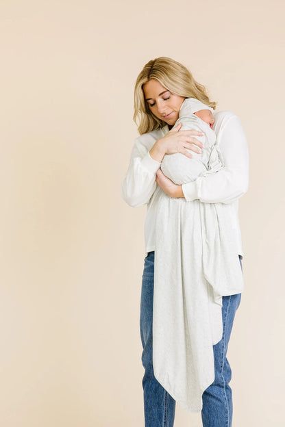 Stevie Ribbed Swaddle Blanket