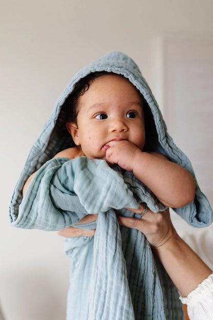Infant Hooded Towel (Steel)