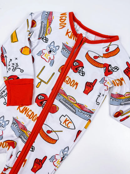 Unisex Kingdom Print Zip