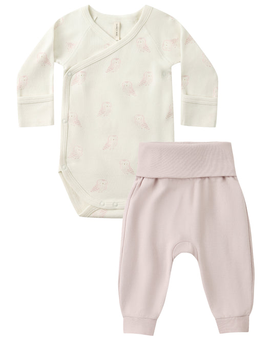 Side Snap Bodysuit & Pant Set