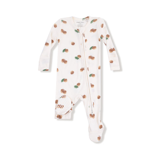 Tiny Acorns - 2-Way Zipper Footie