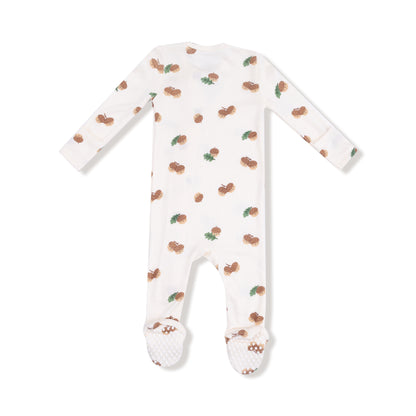 Tiny Acorns - 2-Way Zipper Footie