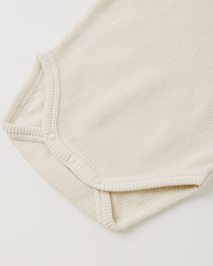 Waffle Long Sleeve Bodysuit