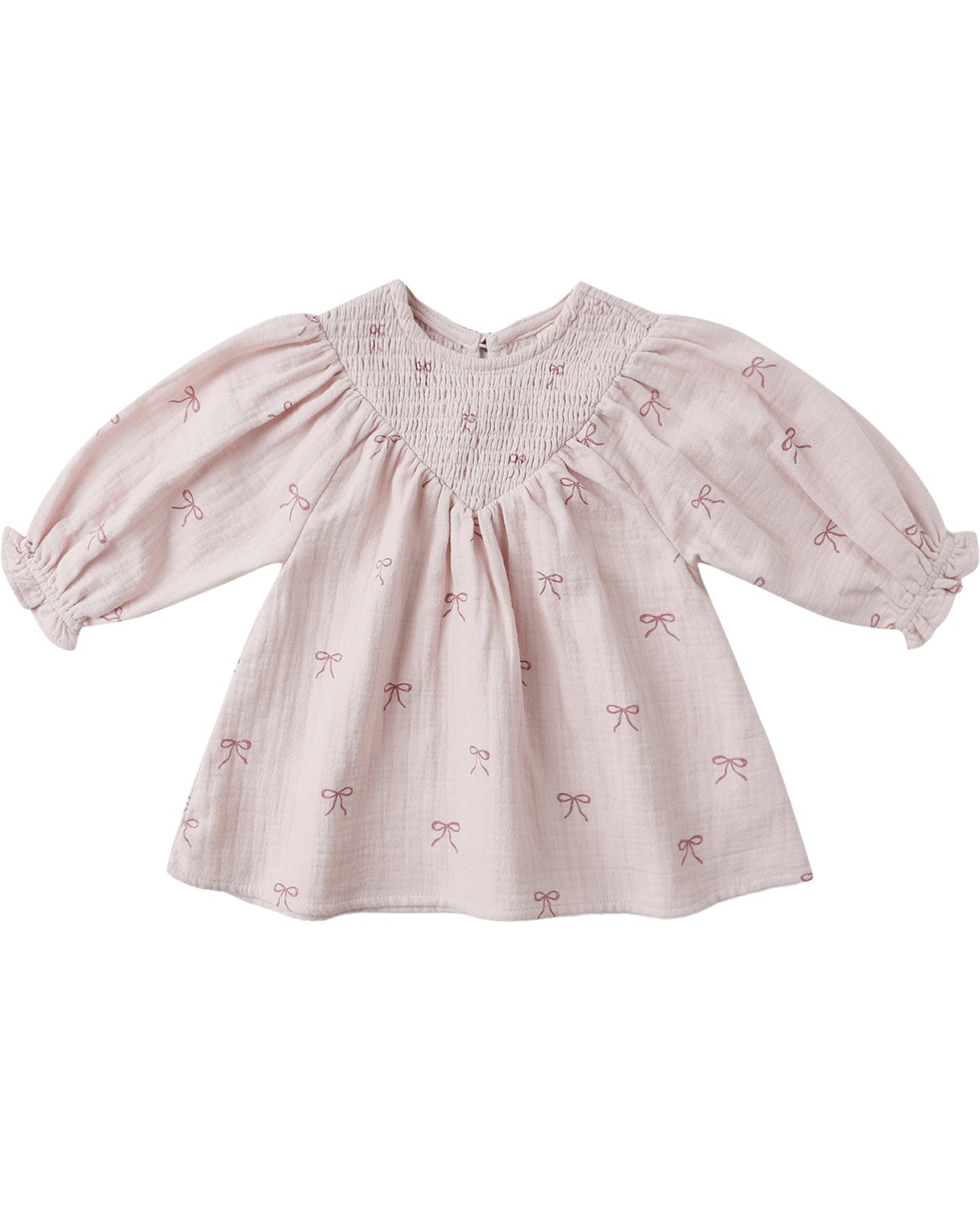 V Smocked Dress