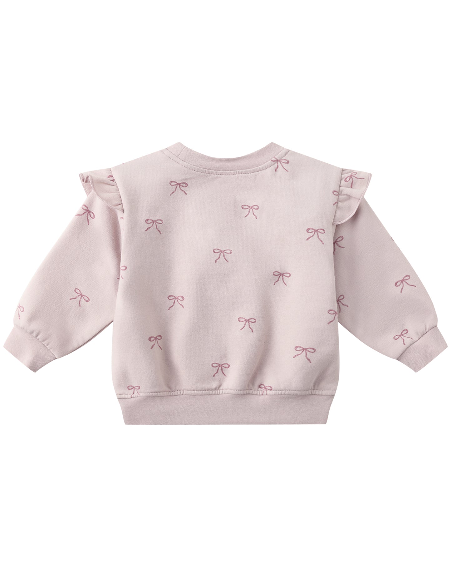 Ruffle Fleece Sweatshirt