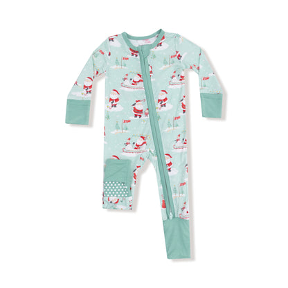 Golfing Santa Zipper Romper *FINAL SALE*