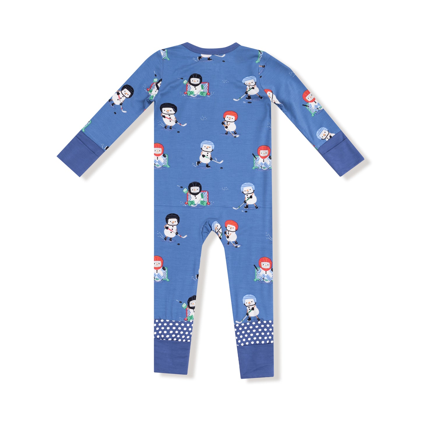 Snow Folks Ice Hockey 2-Way Zipper Romper