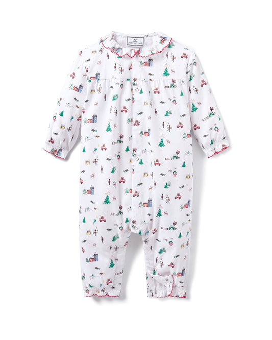 Twill Cambridge Romper *FINAL SALE*