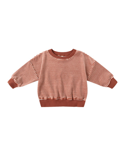 Relaxed Velour Sweatshirt