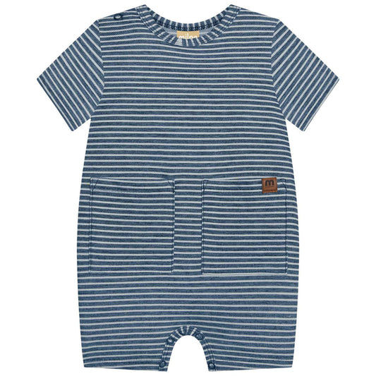 Striped Jersey Romper