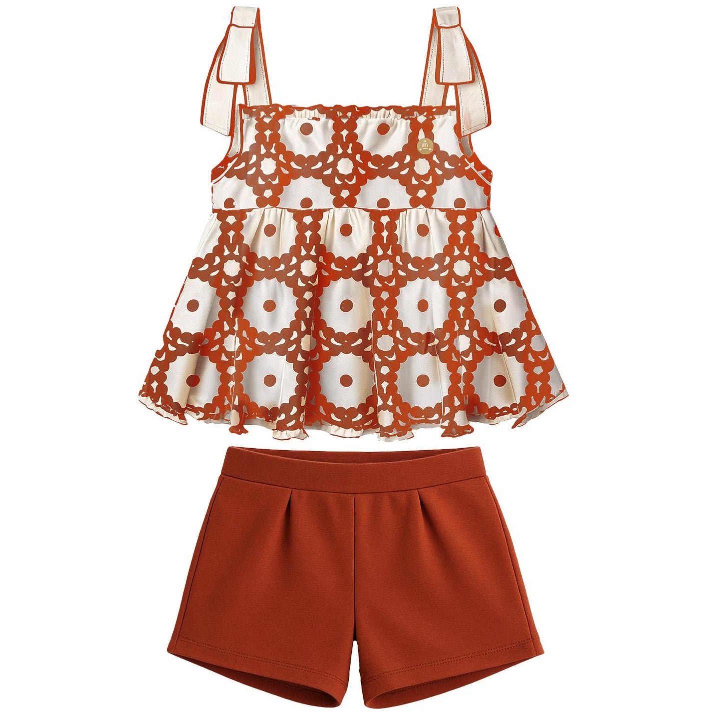 Terracotta Tile Two-Piece Set